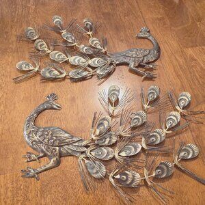Vintage Peacock Wallhangings